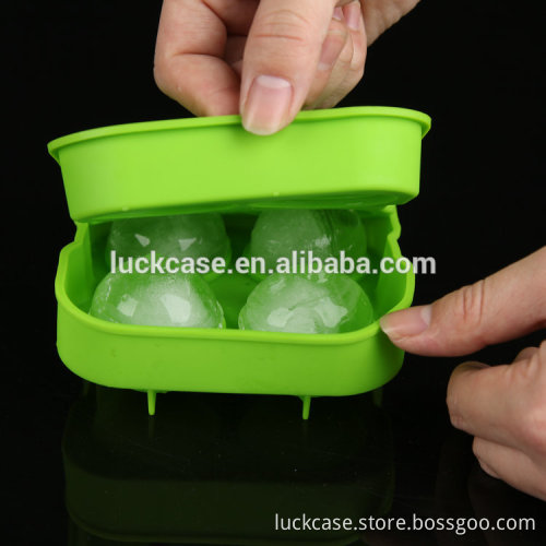 Colorful 100% food grade silicone whisky ice ball maker mold/silicone molds for ice cream